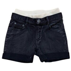 Rock Your Kid Black Denim Shorts UNISEX 4T